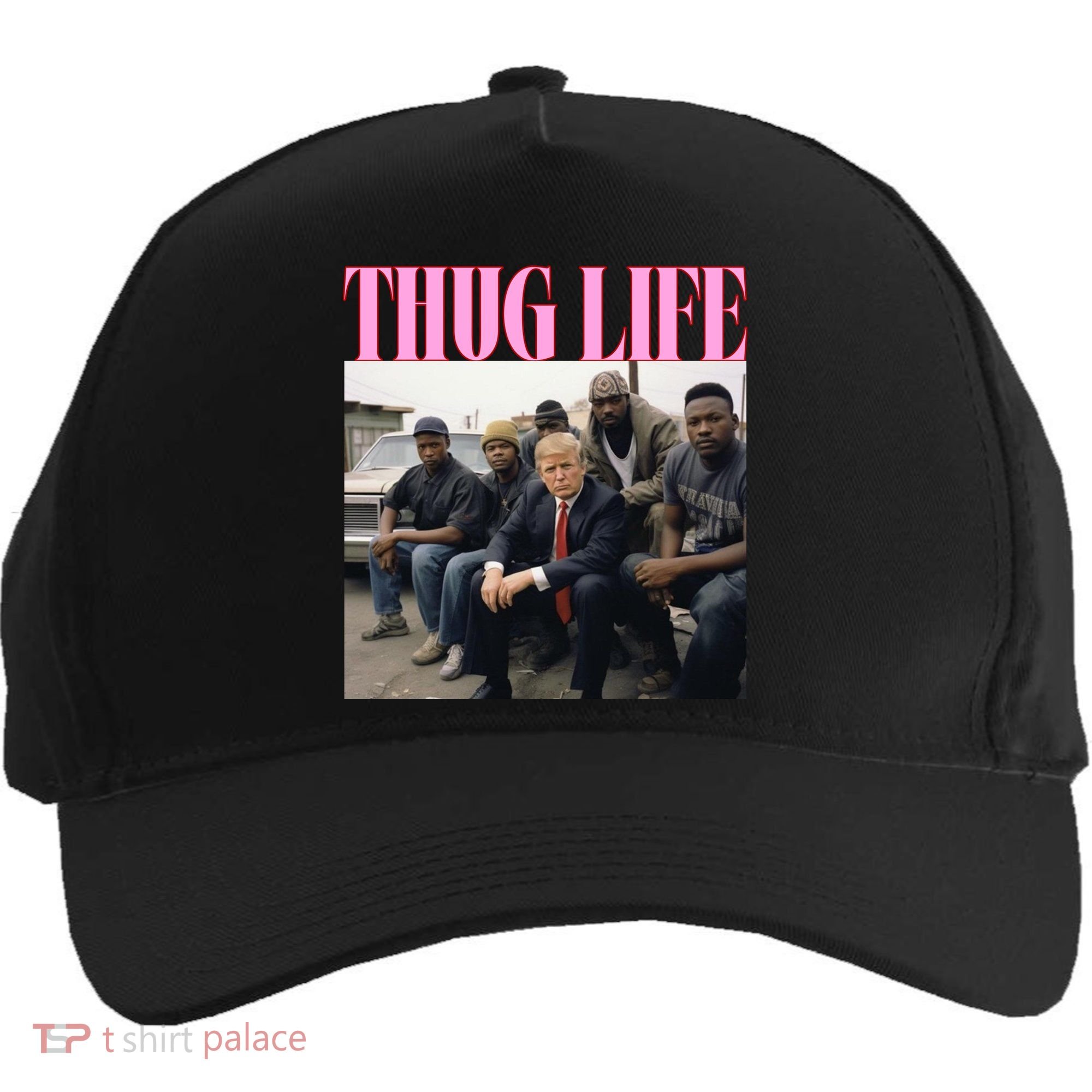 Thug Life Trump’S Kangaroo Conviction Five-Panel Snapback Cap