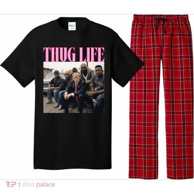 Thug Life Trump’S Kangaroo Conviction Pajama Set