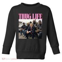 Thug Life Trump’S Kangaroo Conviction Toddler Sweatshirt thumb 0