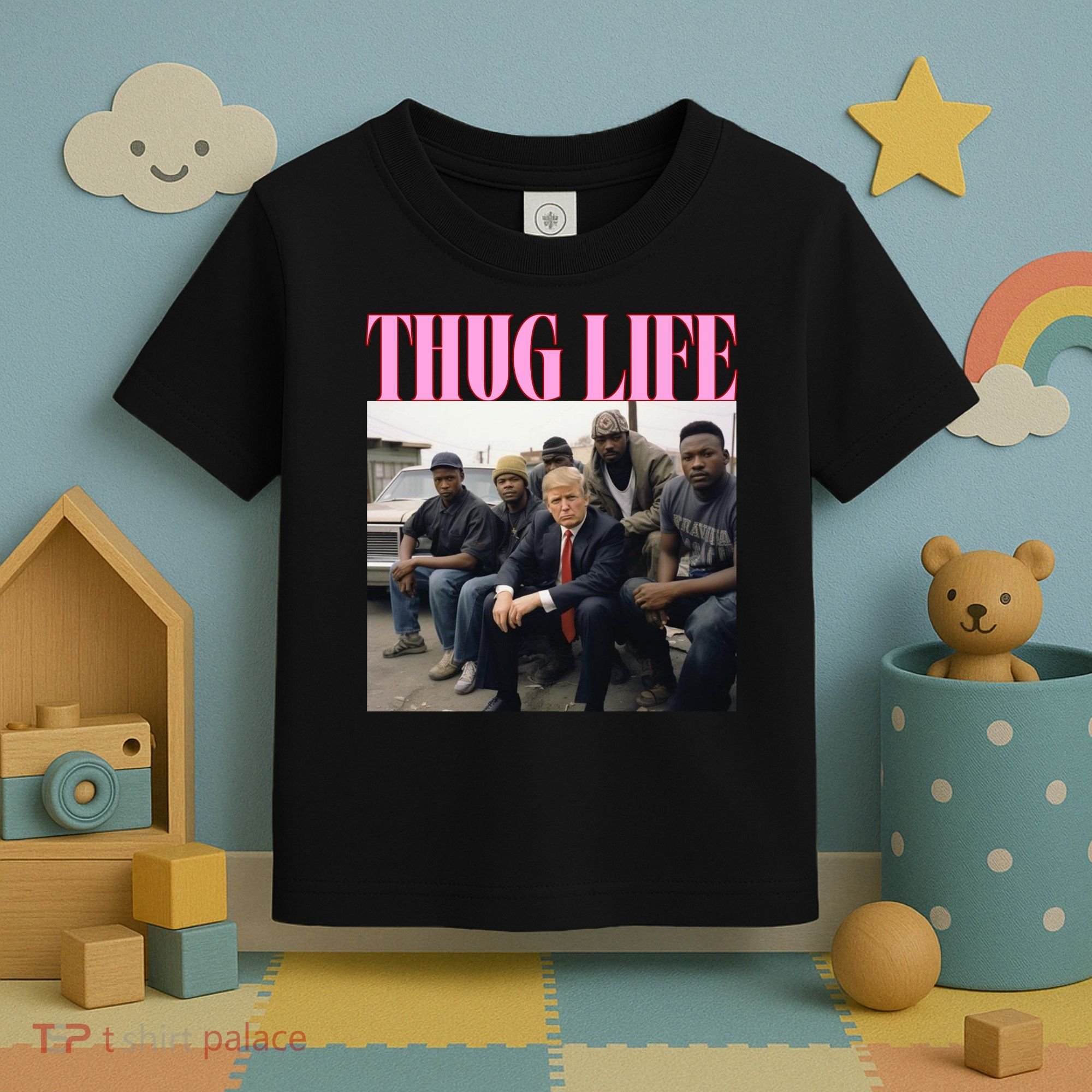 Thug Life Trump’S Kangaroo Conviction Toddler T-Shirt