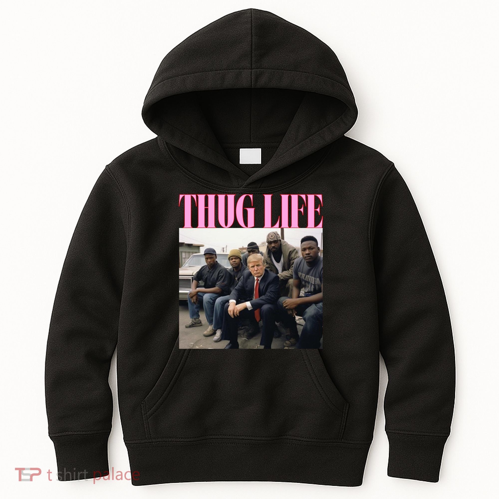 Thug Life Trump’S Kangaroo Conviction Kids Hoodie