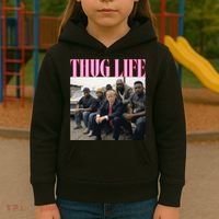 Thug Life Trump’S Kangaroo Conviction Kids Hoodie thumb 3