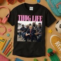 Thug Life Trump’S Kangaroo Conviction Kids T-Shirt thumb 3