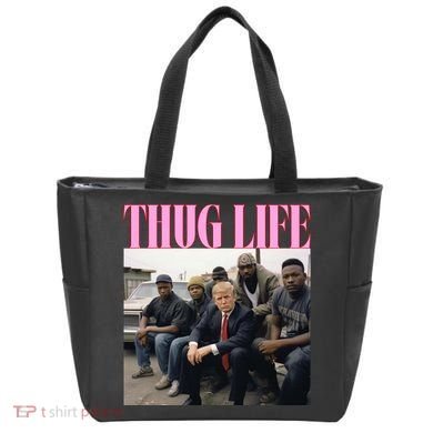 Thug Life Trump’S Kangaroo Conviction Tote Bag