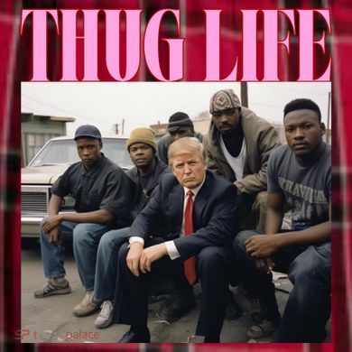 Thug Life Trump’S Kangaroo Conviction Men's Flannel Plaid Pajama Pants