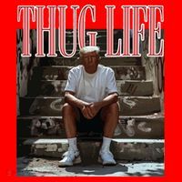Thug Life Trump  Funny Trump Republican Santa Hat thumb 1