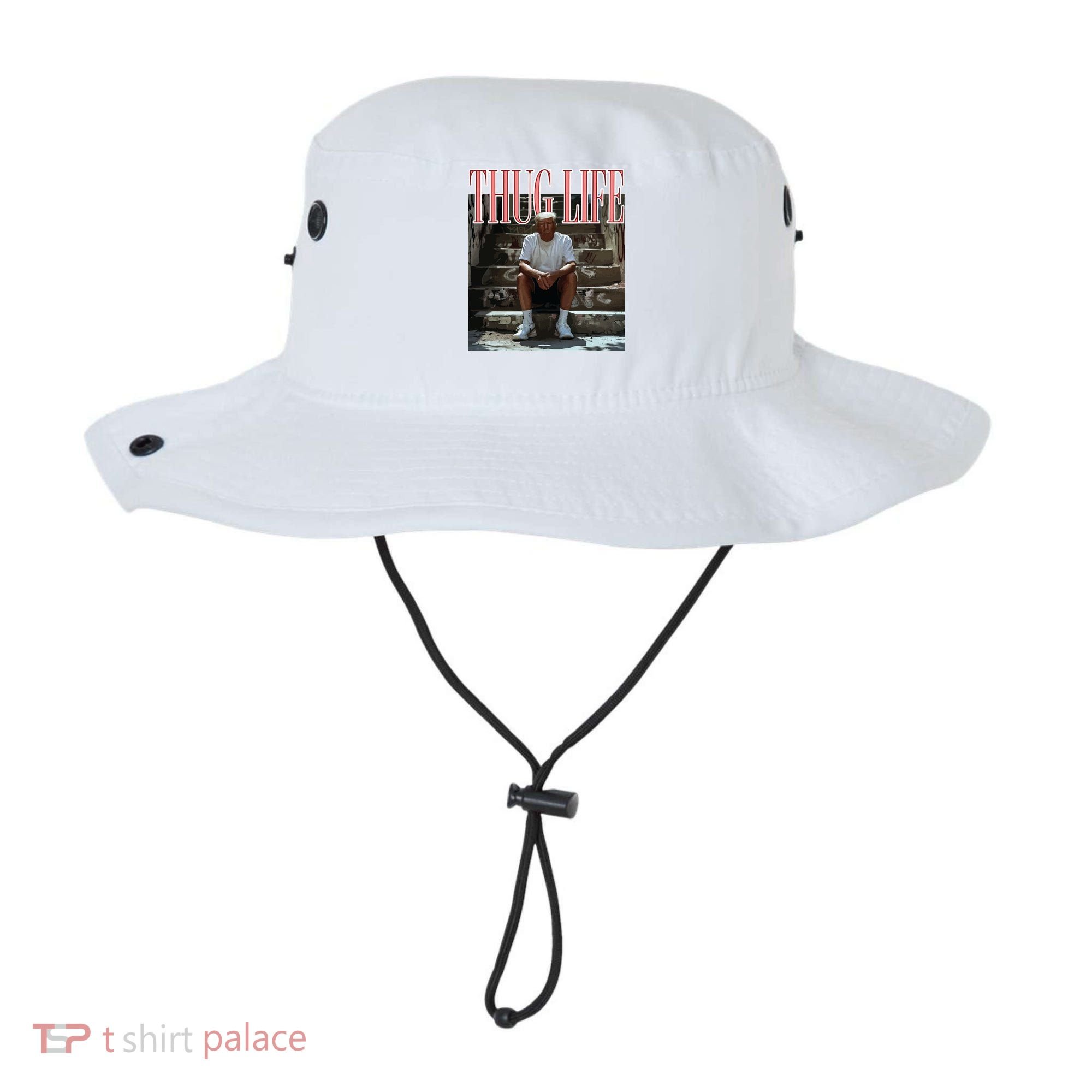 Thug Life Trump  Funny Trump Republican Bucket Hat