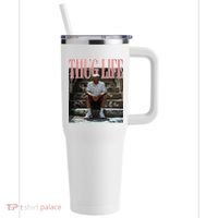 Thug Life Trump  Funny Trump Republican 40oz Vacuum Insulated Stainless Steel Travel Tumbler thumb 0