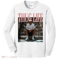 Thug Life Trump  Funny Trump Republican Kids Long Sleeve Shirt thumb 0