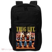 Thug Life Trump Vance Kennedy Elon Trump Squad Thug Life Impact Tech Backpack thumb 0