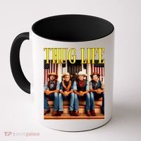 Thug Life Trump Vance Kennedy Elon Trump Squad Thug Life Coffee Mug thumb 0