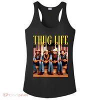 Thug Life Trump Vance Kennedy Elon Trump Squad Thug Life Ladies PosiCharge Competitor Racerback Tank thumb 0