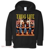 Thug Life Trump Vance Kennedy Elon Trump Squad Thug Life Toddler Hoodie thumb 0