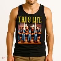 Thug Life Trump Vance Kennedy Elon Trump Squad Thug Life Tank Top thumb 3