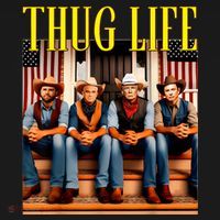 Thug Life Trump Vance Kennedy Elon Trump Squad Thug Life Visor thumb 3