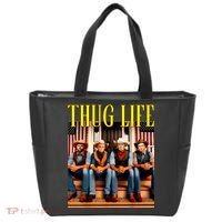 Thug Life Trump Vance Kennedy Elon Trump Squad Thug Life Tote Bag thumb 0
