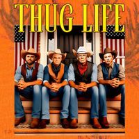 Thug Life Trump Vance Kennedy Elon Trump Squad Thug Life Kati Licensed 12" Camo Cuffed Beanie thumb 2