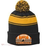 Tennessee Lovers Tennessee Souvenir Retro Stripe Pom Pom Beanie thumb 0