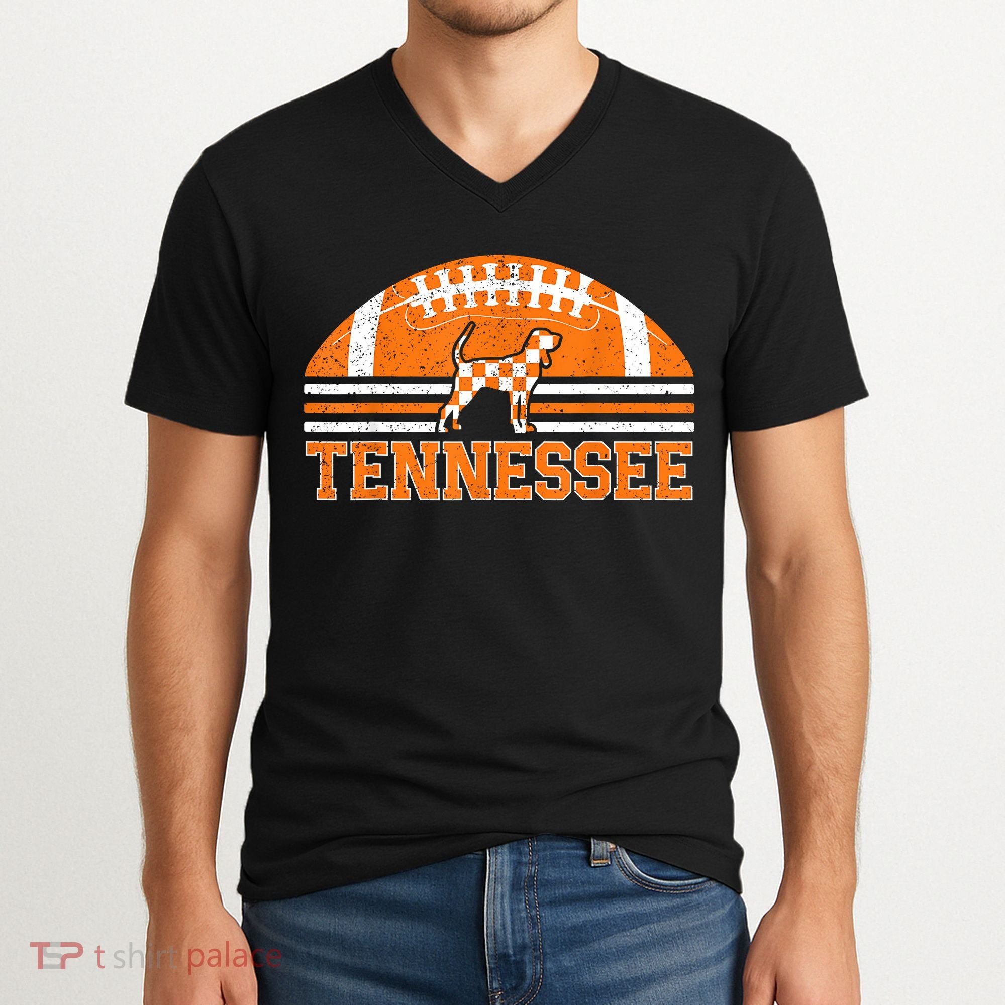 Tennessee Lovers Tennessee Souvenir Retro V-Neck T-Shirt