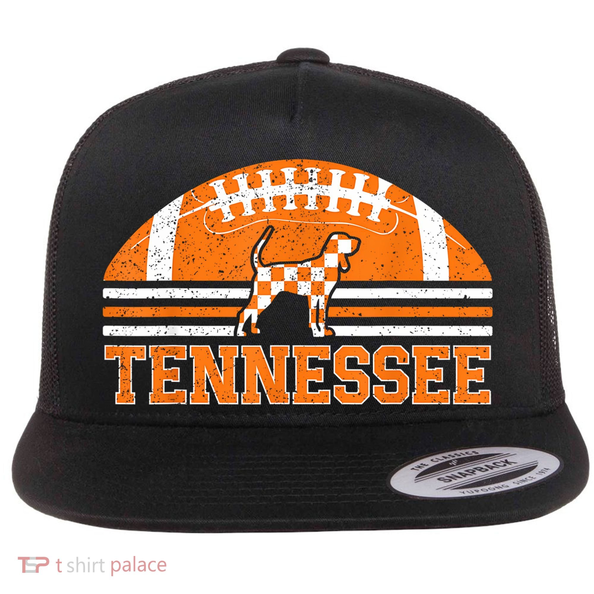Tennessee Lovers Tennessee Souvenir Retro Flat Bill Trucker Hat