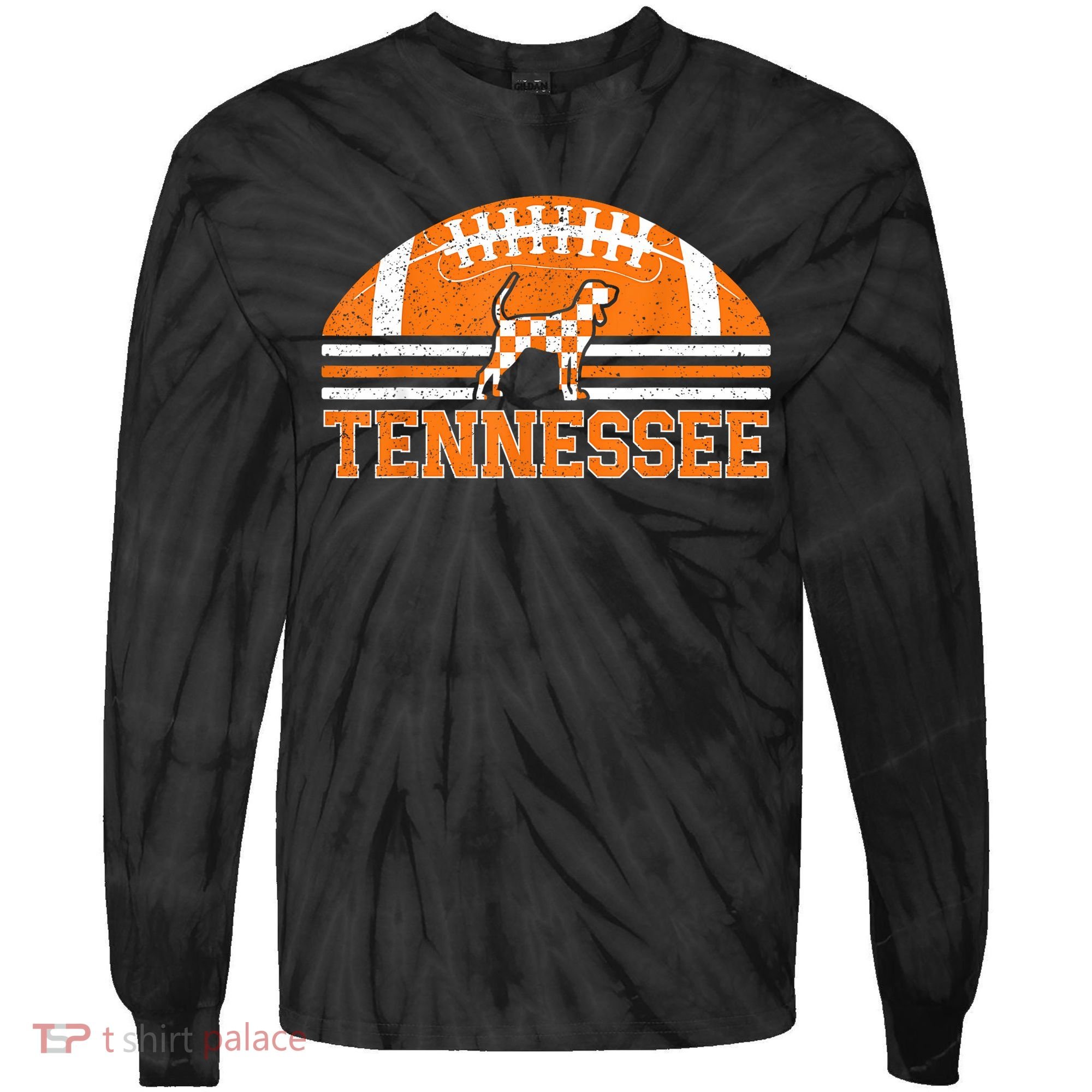 Tennessee Lovers Tennessee Souvenir Retro Tie-Dye Long Sleeve Shirt