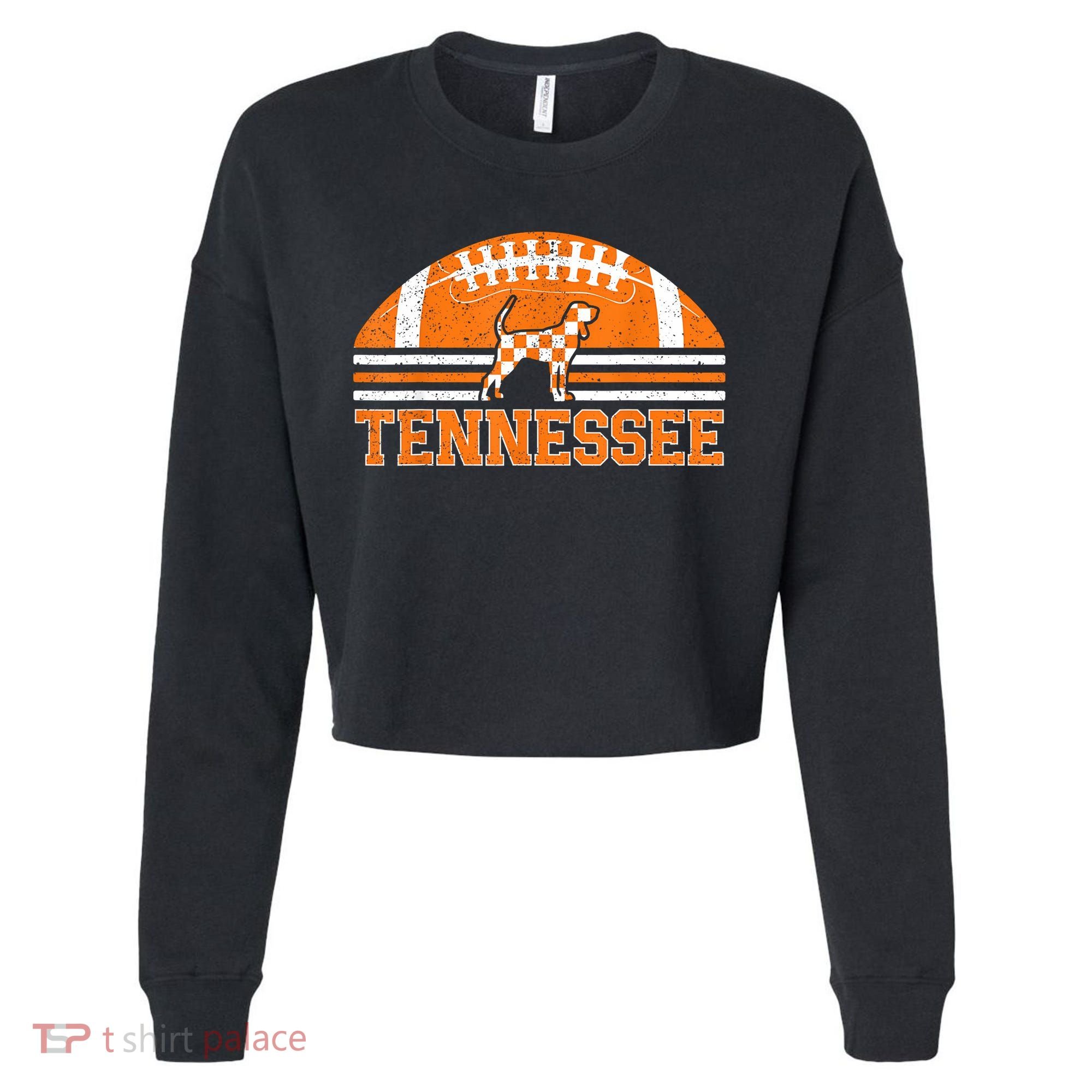 Tennessee Lovers Tennessee Souvenir Retro Cropped Pullover Crew