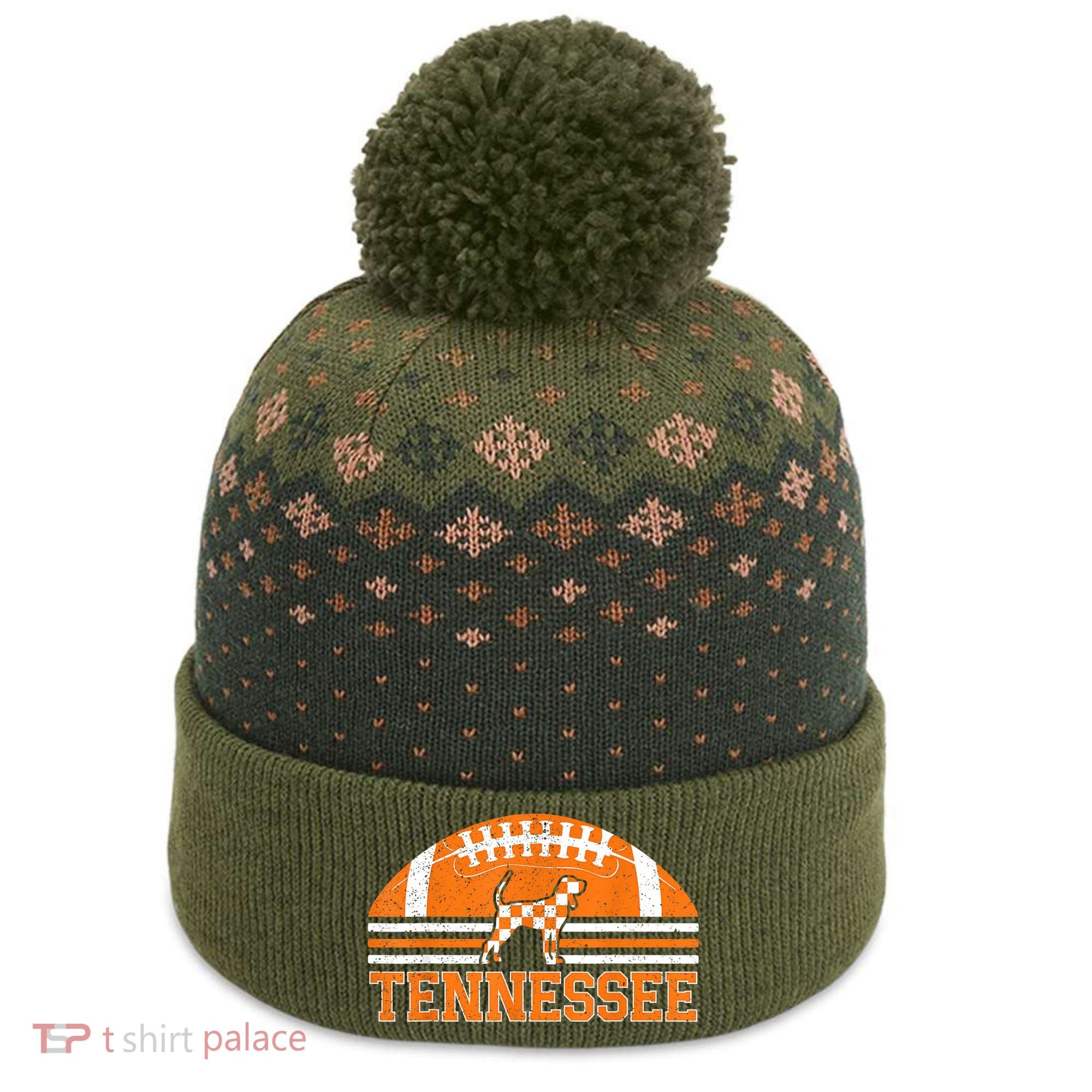 Tennessee Lovers Tennessee Souvenir Retro The Baniff Cuffed Pom Beanie