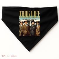 Thug Life Trump Vance Kennedy Elon USA-Made Doggie Bandana thumb 0
