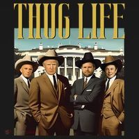 Thug Life Trump Vance Kennedy Elon Women's Hoodie thumb 2