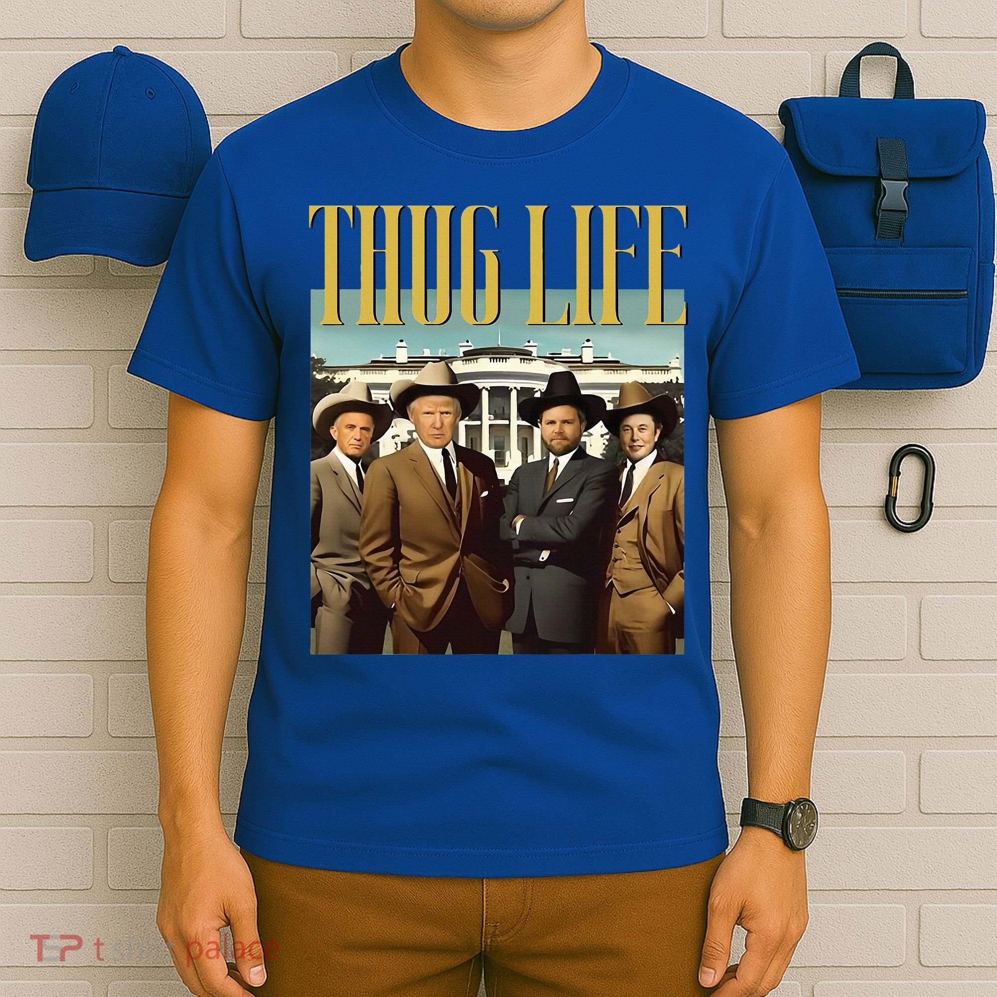 Thug Life Trump Vance Kennedy Elon T-Shirt