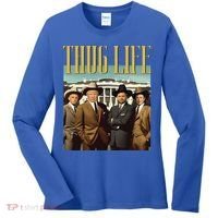 Thug Life Trump Vance Kennedy Elon Women's Long Sleeve Shirt thumb 0
