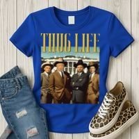 Thug Life Trump Vance Kennedy Elon Women's T-Shirt thumb 3