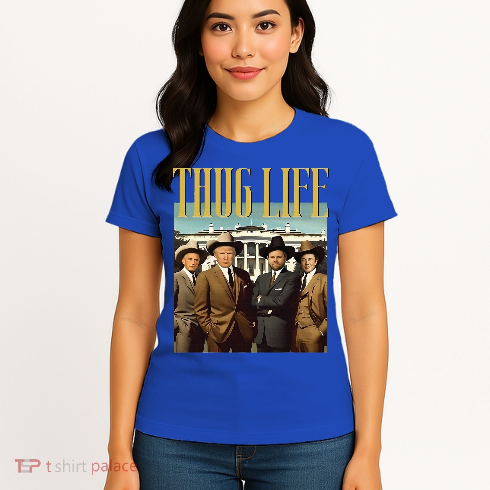 Thug Life Trump Vance Kennedy Elon Women's T-Shirt