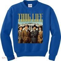 Thug Life Trump Vance Kennedy Elon Kids Sweatshirt thumb 0