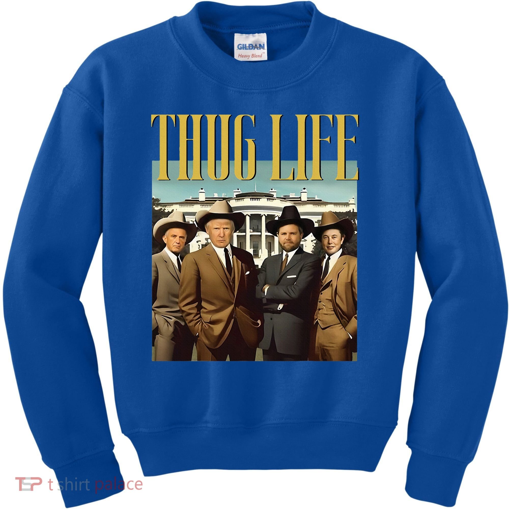 Thug Life Trump Vance Kennedy Elon Kids Sweatshirt