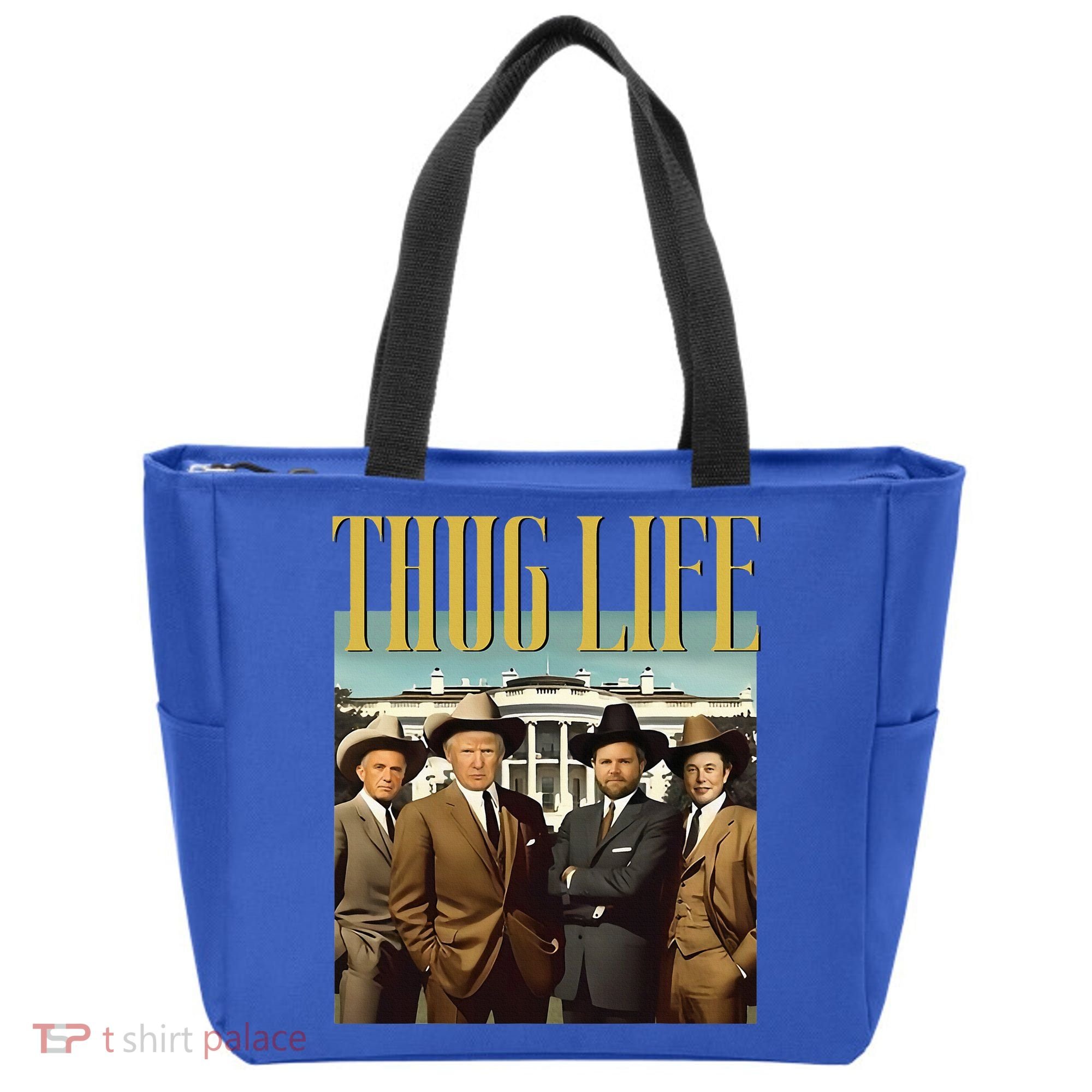 Thug Life Trump Vance Kennedy Elon Tote Bag