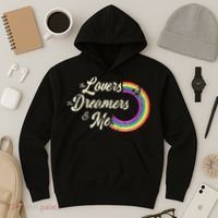 The Lovers The Dreamers And Me Rainbow Hoodie thumb 3