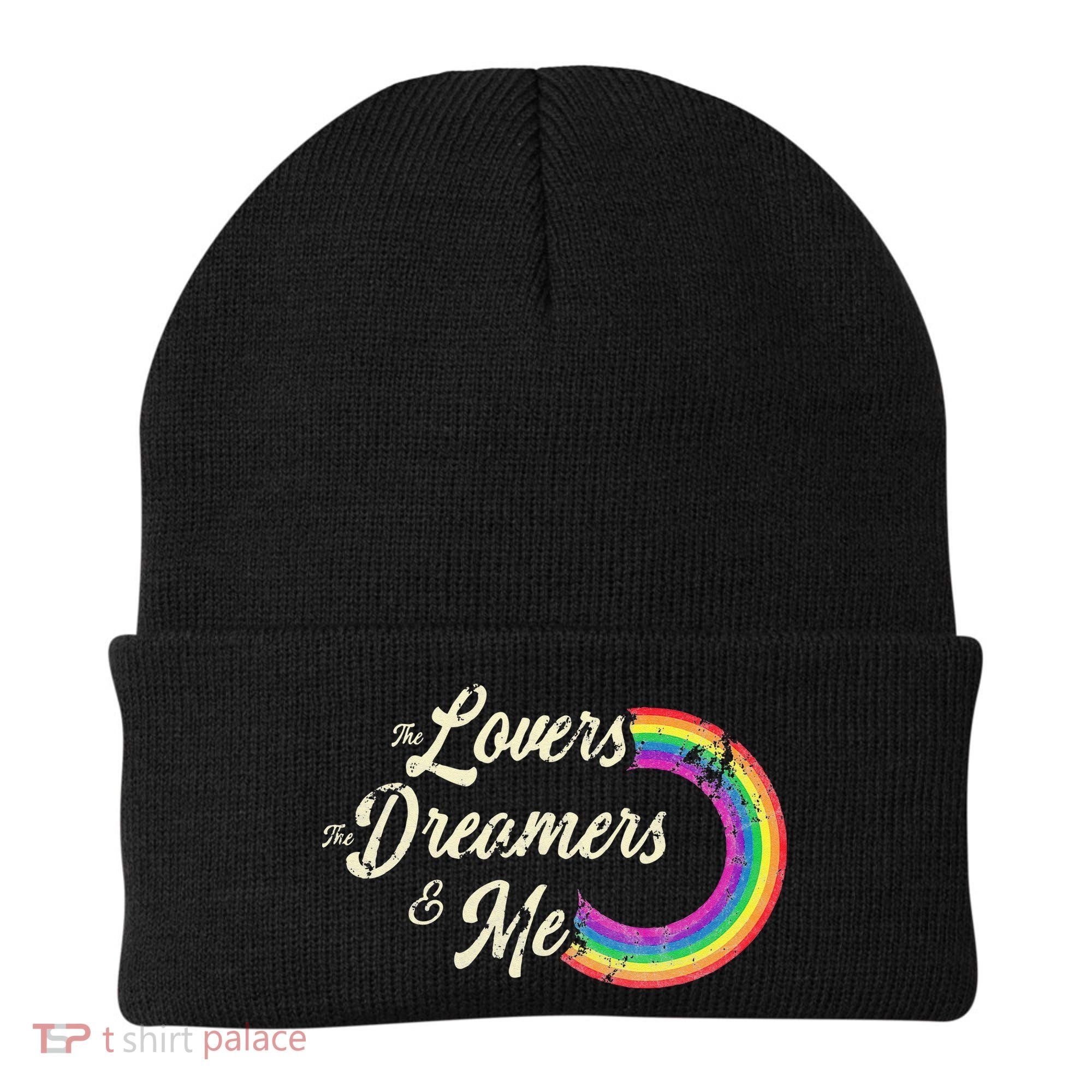 The Lovers The Dreamers And Me Rainbow Beanie