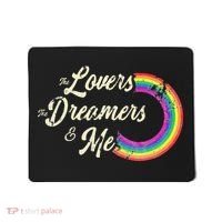 The Lovers The Dreamers And Me Rainbow Mousepad thumb 0