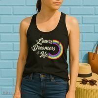 The Lovers The Dreamers And Me Rainbow Women's Tank Top thumb 2