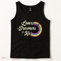 The Lovers The Dreamers And Me Rainbow Tank Top thumb 2