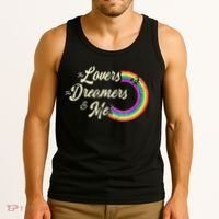 The Lovers The Dreamers And Me Rainbow Tank Top thumb 3