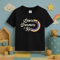 The Lovers The Dreamers And Me Rainbow Toddler T-Shirt thumb 3