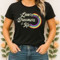 The Lovers The Dreamers And Me Rainbow Women's T-Shirt thumb 2