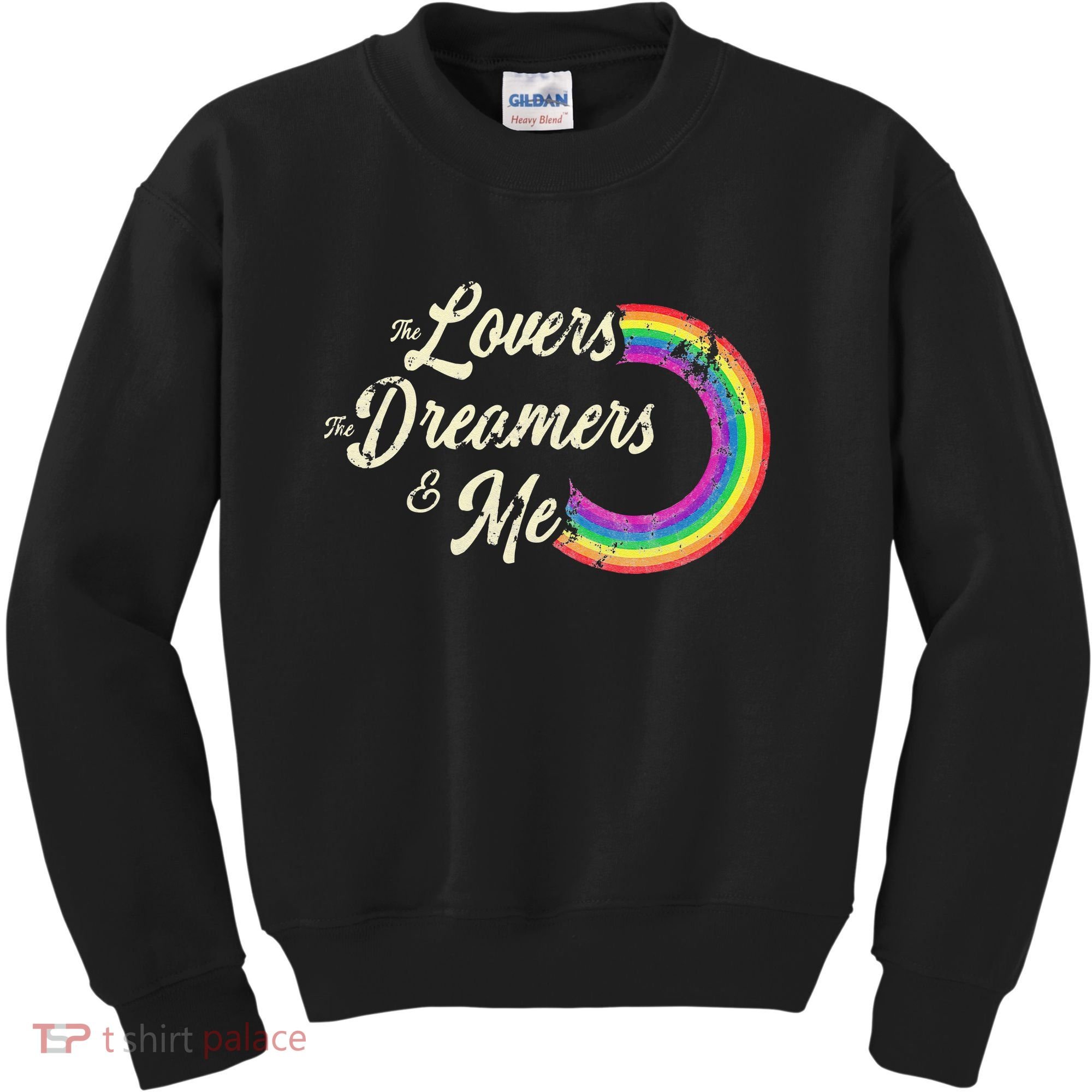 The Lovers The Dreamers And Me Rainbow Kids Sweatshirt