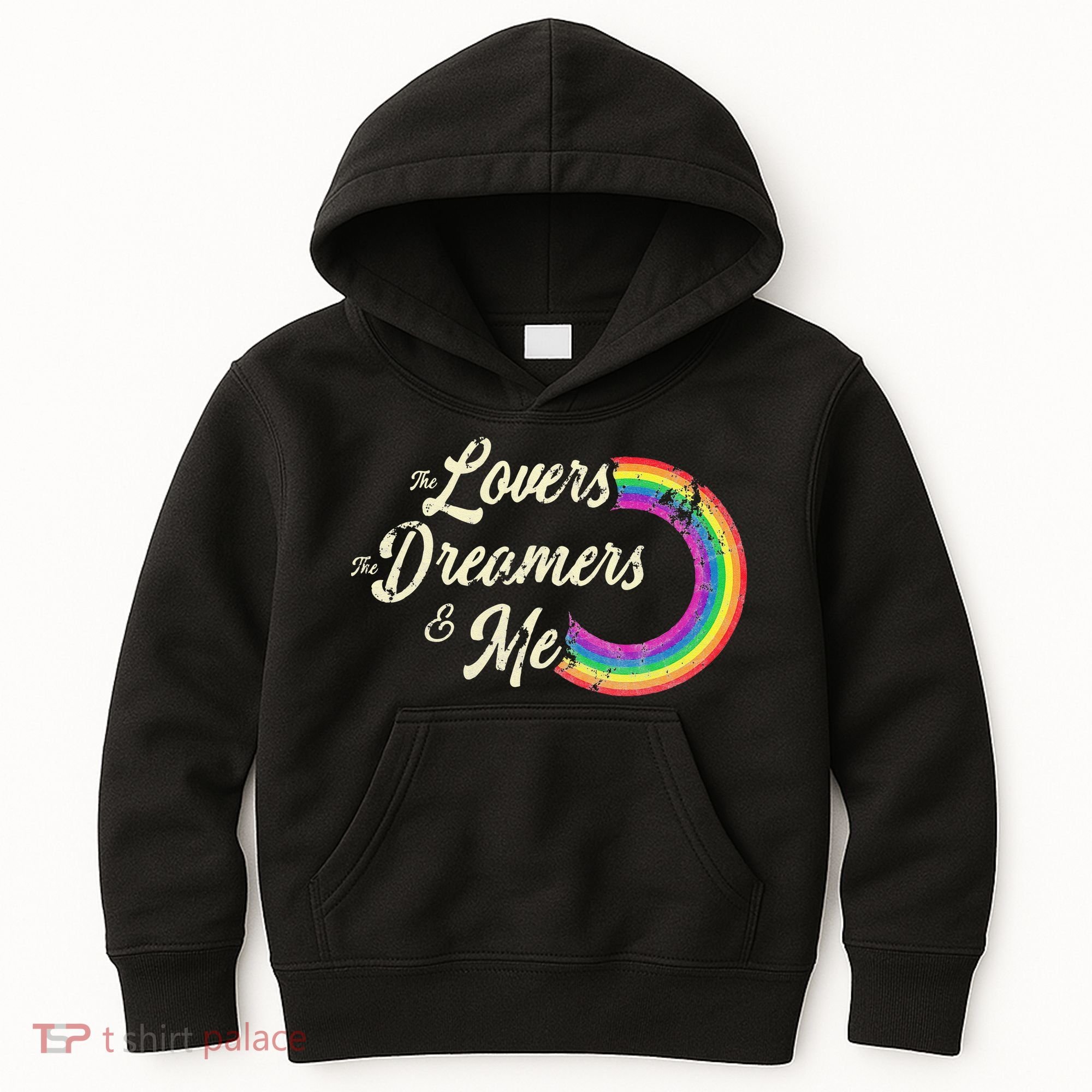 The Lovers The Dreamers And Me Rainbow Kids Hoodie