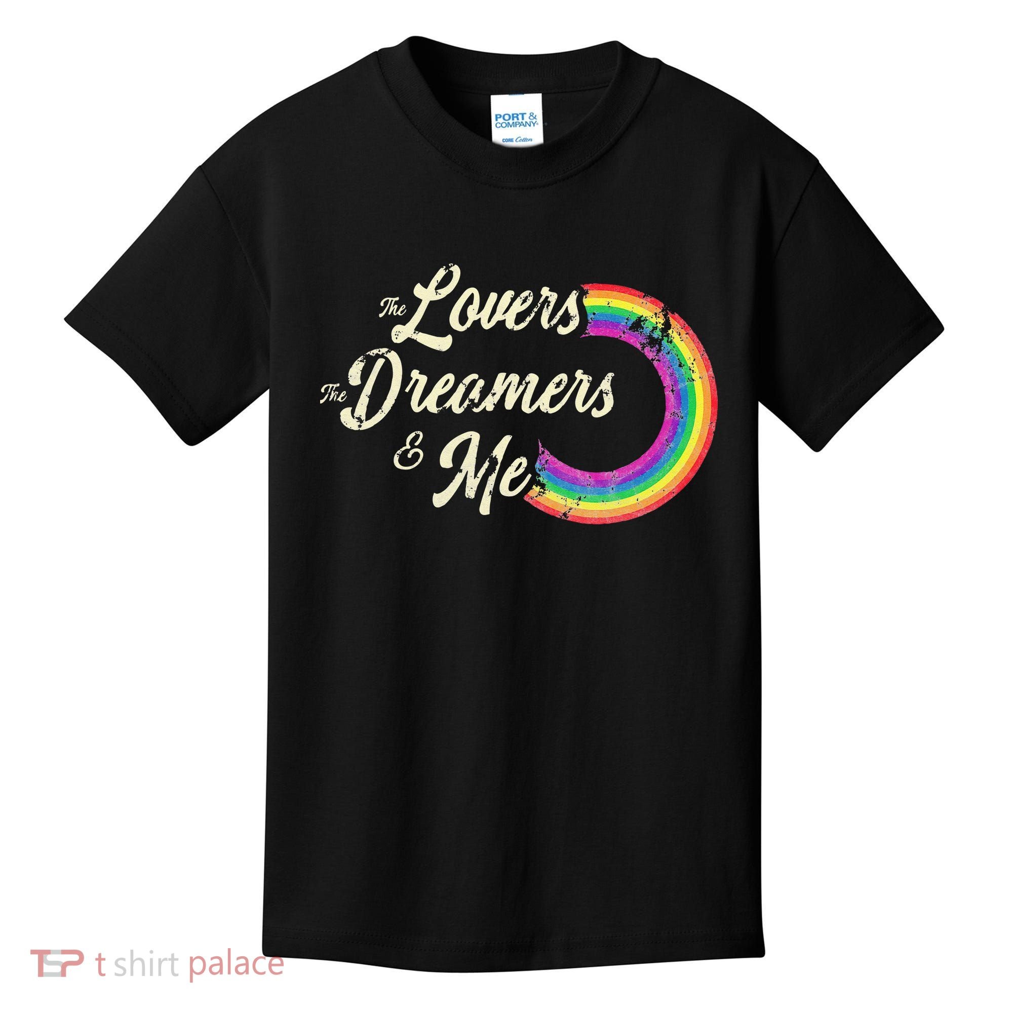 The Lovers The Dreamers And Me Rainbow Kids T-Shirt