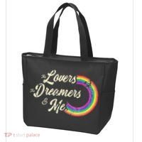 The Lovers The Dreamers And Me Rainbow Tote Bag thumb 3