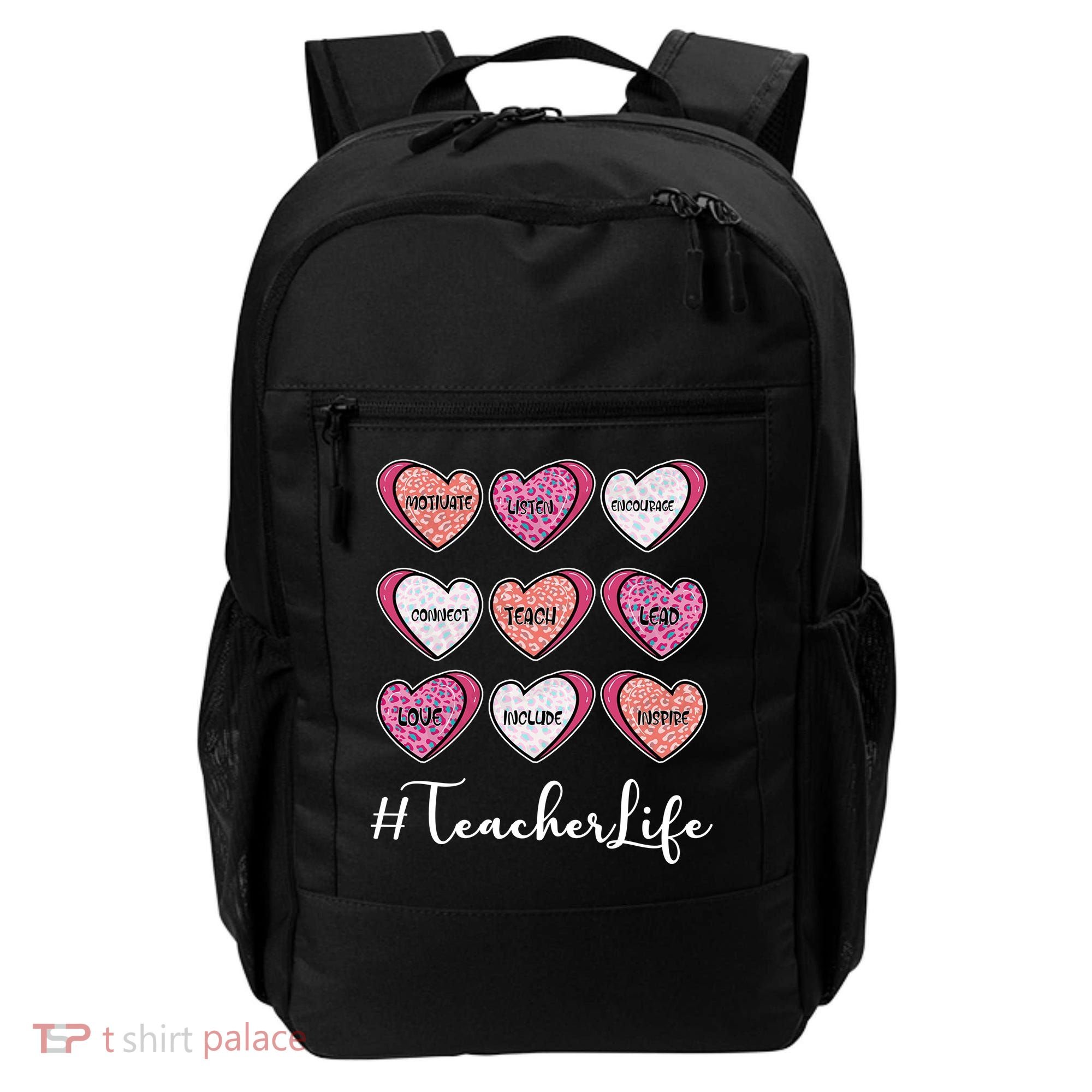 Teachers Life Valentines Day Heart Candy Backpack