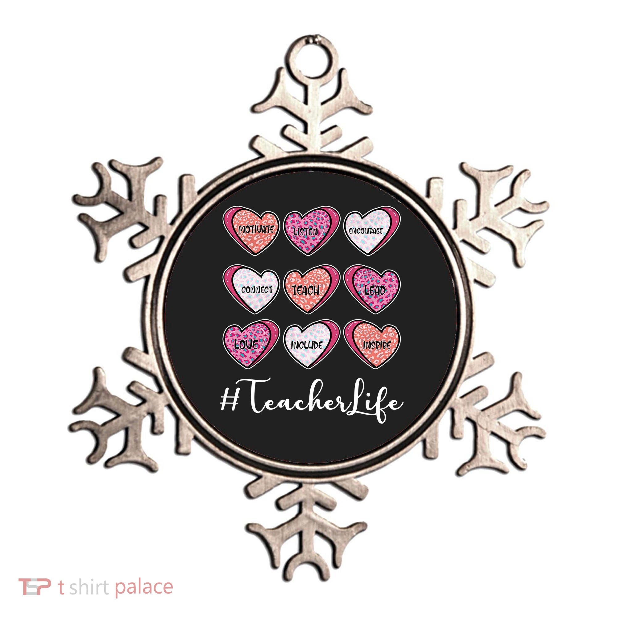 Teachers Life Valentines Day Heart Candy Ornament